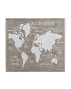 CABEZAL MADERA CORTE MAPA MUNDI 110 X100