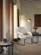 SET 2 MESAS AUXILIARES METALICAS CON CRISTAL