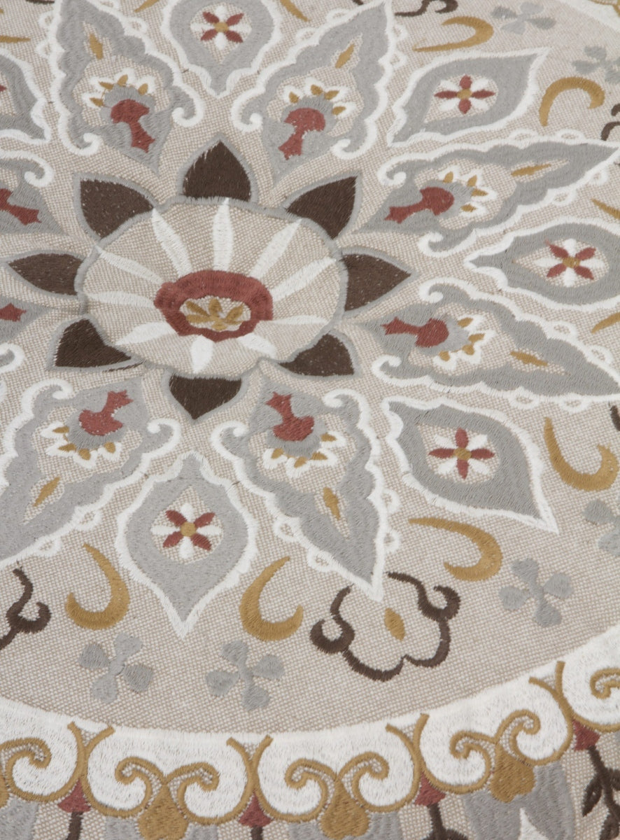 PUFF ALGODON/POLIESTER 55 DIAM X 34 CM