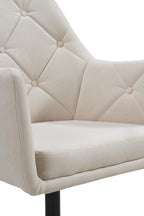 SILLON GIRATORIO TAPIZADO, PATAS METALICAS