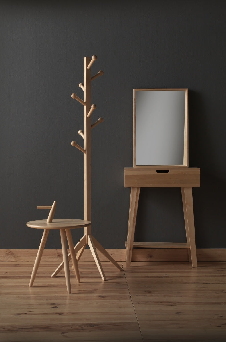 MESA AUXILIAR MADERA NATURAL