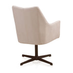 SILLON GIRATORIO TAPIZADO, PATAS METALICAS