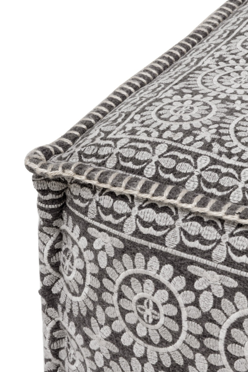 PUFF ALGODON/POLIESTER 55X45X40 CM