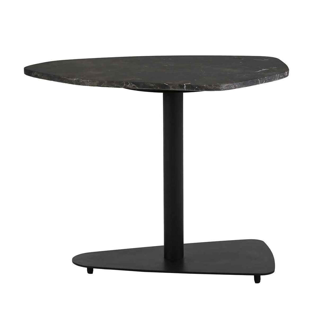 Mesa Auxiliar 66x45x52 Metal/Mármol -- Negro
