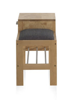 BANCO ZAPATERO MADERA NATURAL