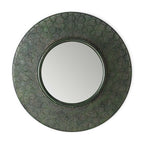 Espejo 86x5x86 Metal Oro/Verde