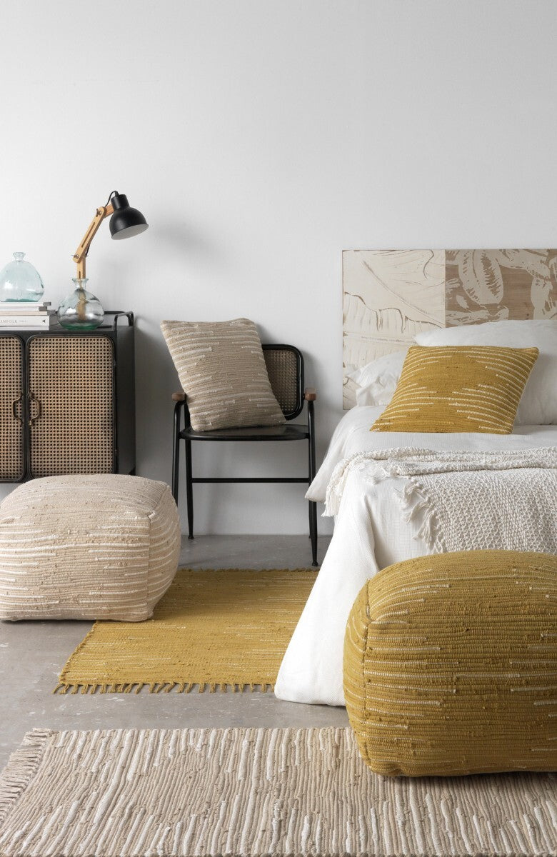 PUF ALGODON ORO 45X45X35 CM