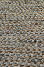 PUF ALGODON BEIGE 45X45X35 CM