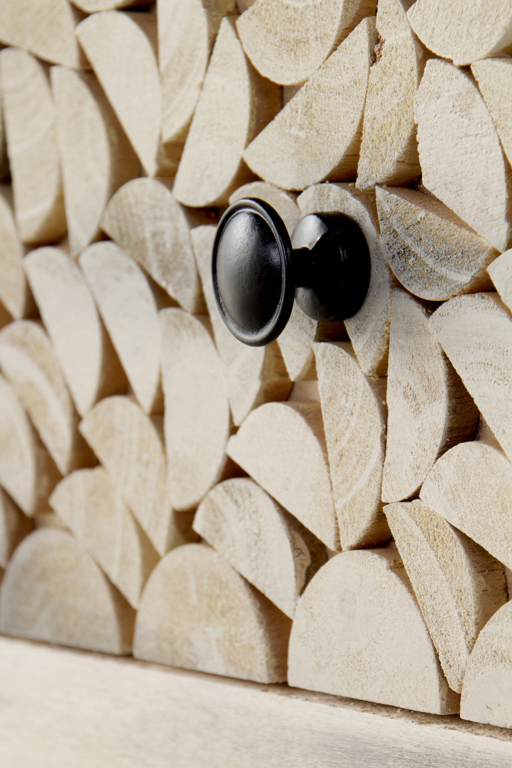 CONSOLA MADERA DE ALAMO COLOR NATURAL, PATAS DE PINO MACIZO