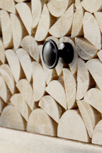 CONSOLA MADERA DE ALAMO COLOR NATURAL, PATAS DE PINO MACIZO