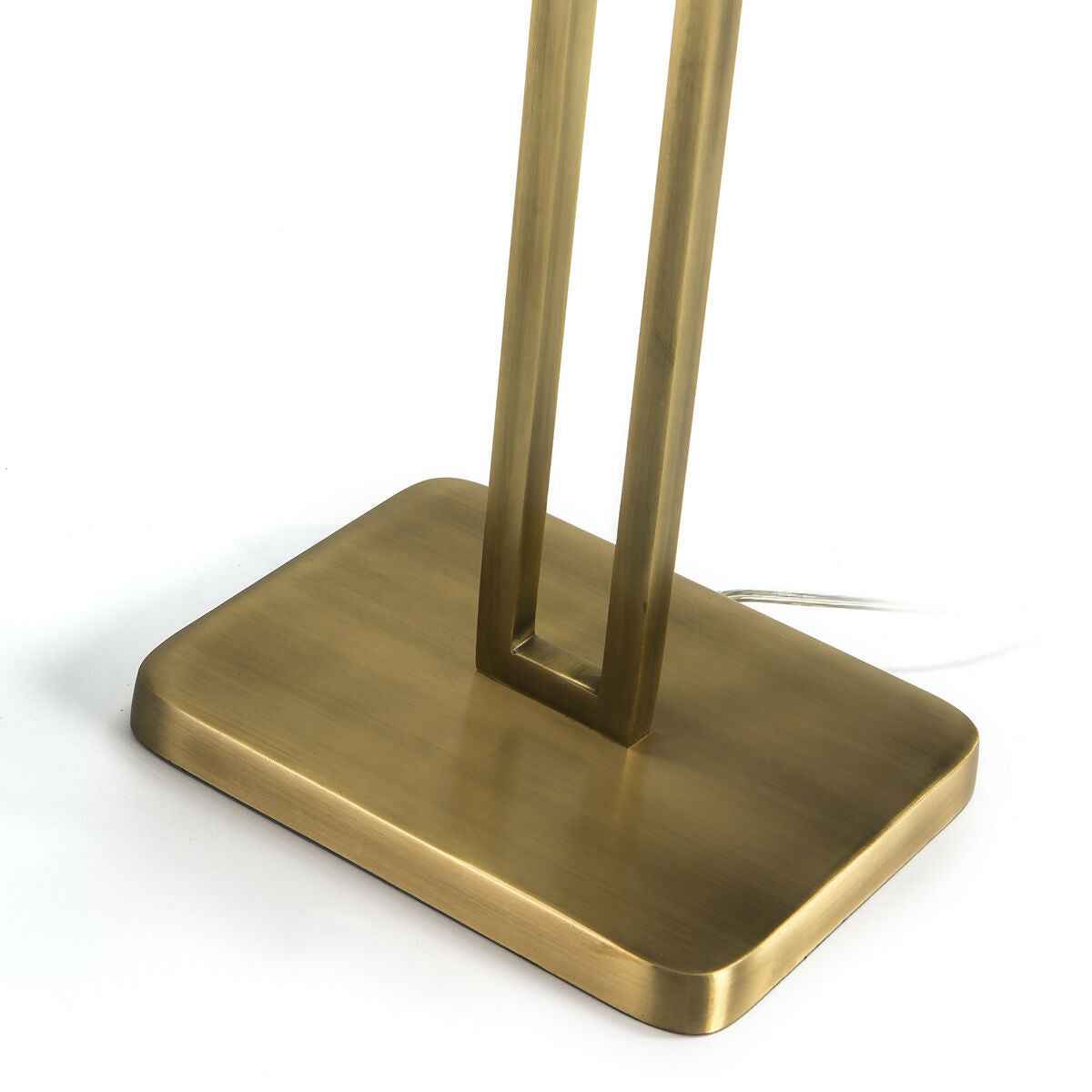 Lámpara de Sobremesa con pantalla 24x15x55 Latón -- Dorado