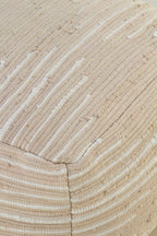 PUF ALGODON BEIGE 45X45X35 CM